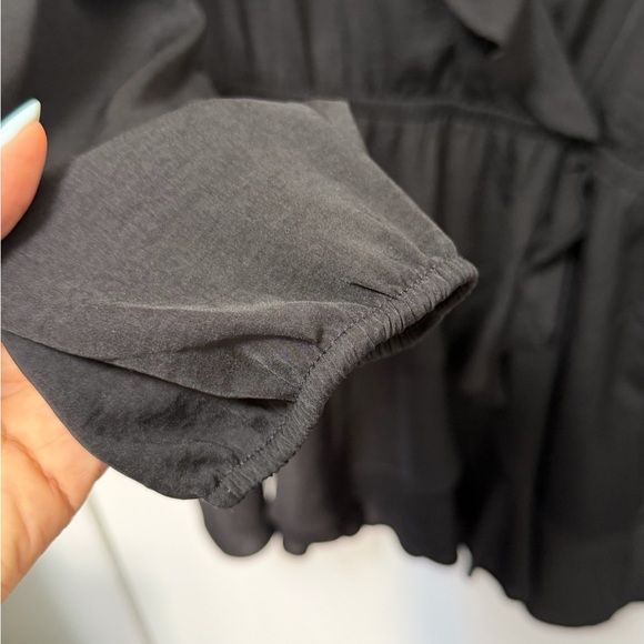 Express Black Ruffle Dress - Picture 3 of 5